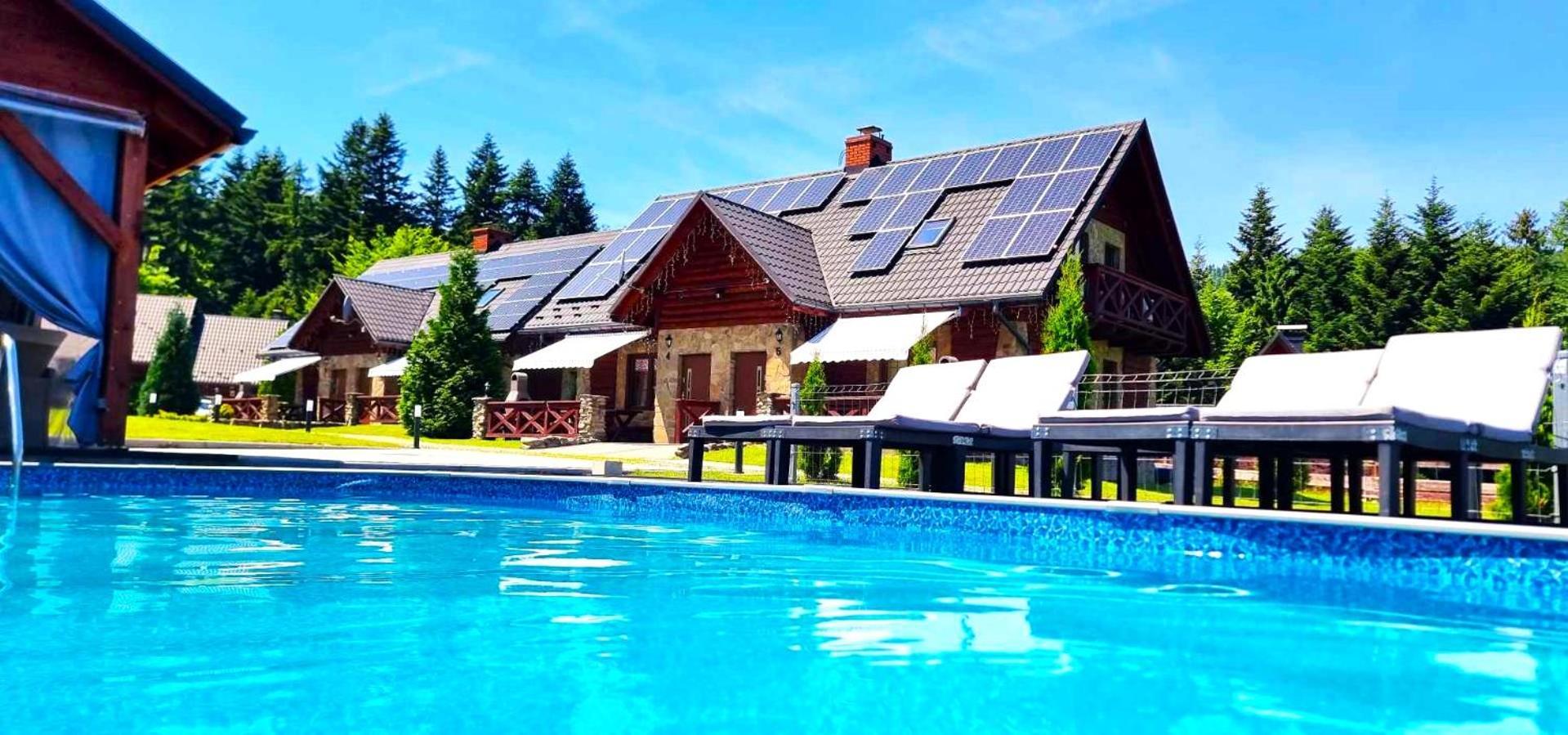 Osrodek Wczasowy Na Borach Villa Korbielów Exteriör bild